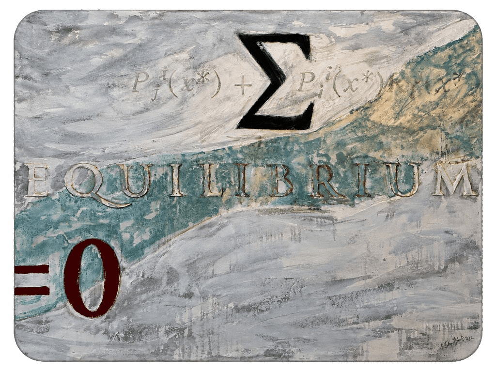 Schilderij Equilibrium - evenwicht in beeld